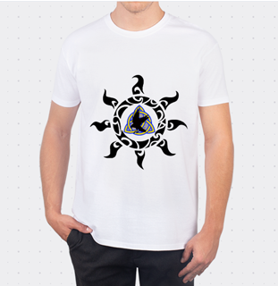 T-shirt: tribal sun
